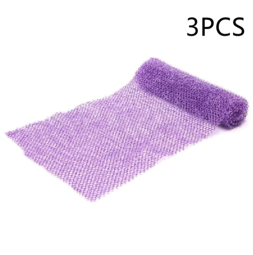 African Long Net Exfoliating Shower Scrubber - Kim’s Signature Beauty & Accessories    