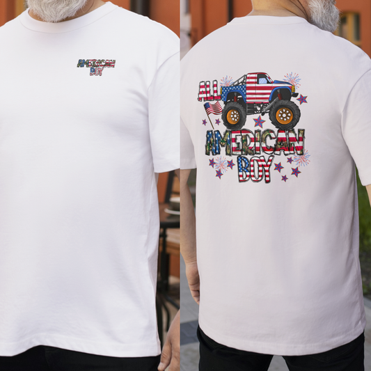 All American Boy | Cotton Tee - Kim’s Signature Beauty & Accessories    