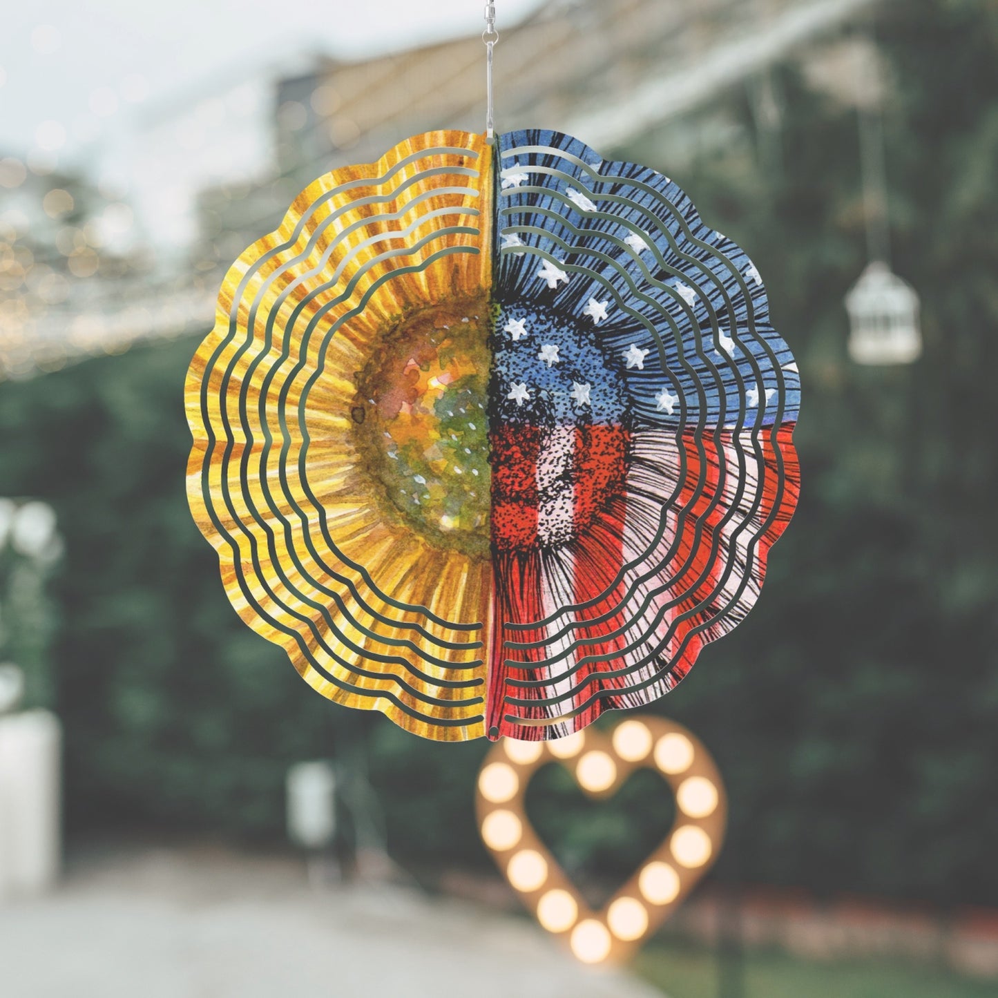 All American Flower Wind Spinner - Kim’s Signature Beauty & Accessories    