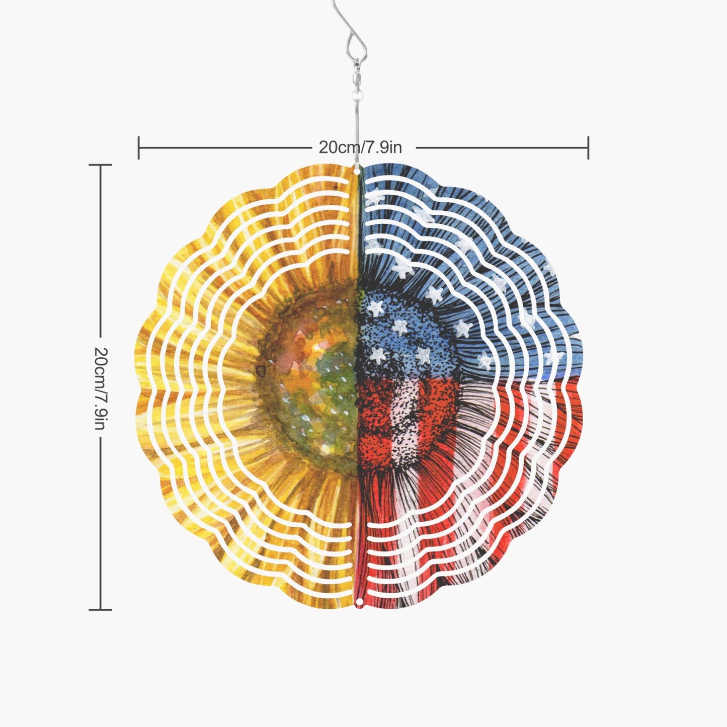 All American Flower Wind Spinner - Kim’s Signature Beauty & Accessories    