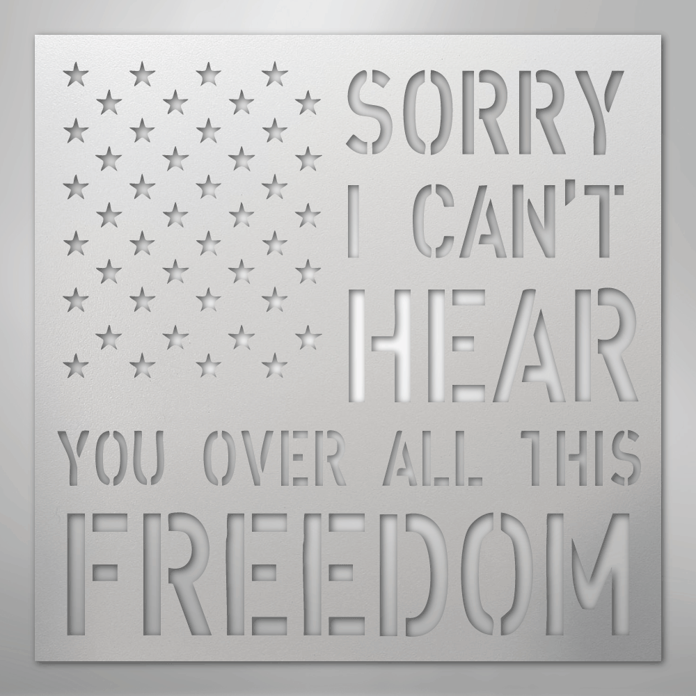 All This Freedom- Steel Sign - Kim’s Signature Beauty & Accessories