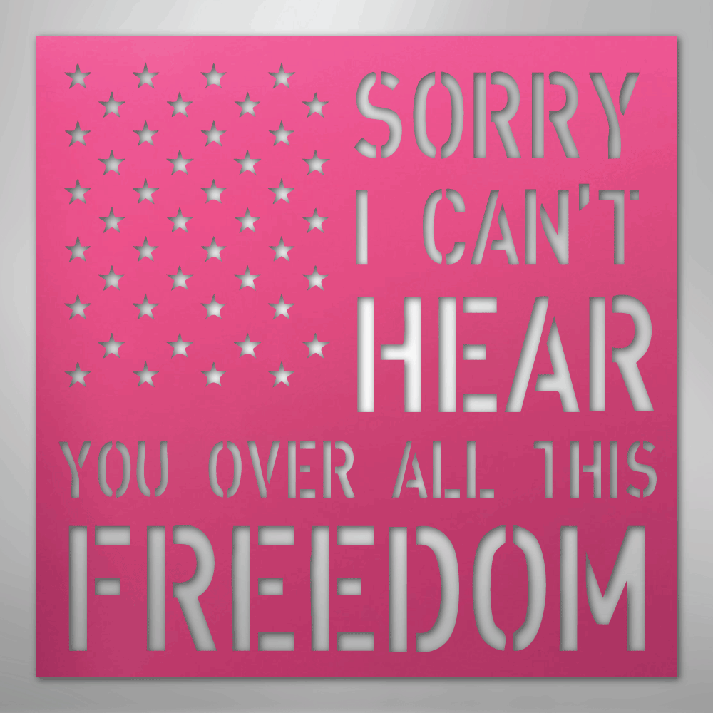 All This Freedom- Steel Sign - Kim’s Signature Beauty & Accessories