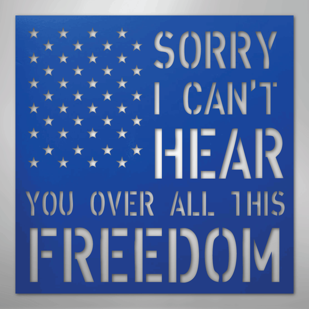 All This Freedom- Steel Sign - Kim’s Signature Beauty & Accessories