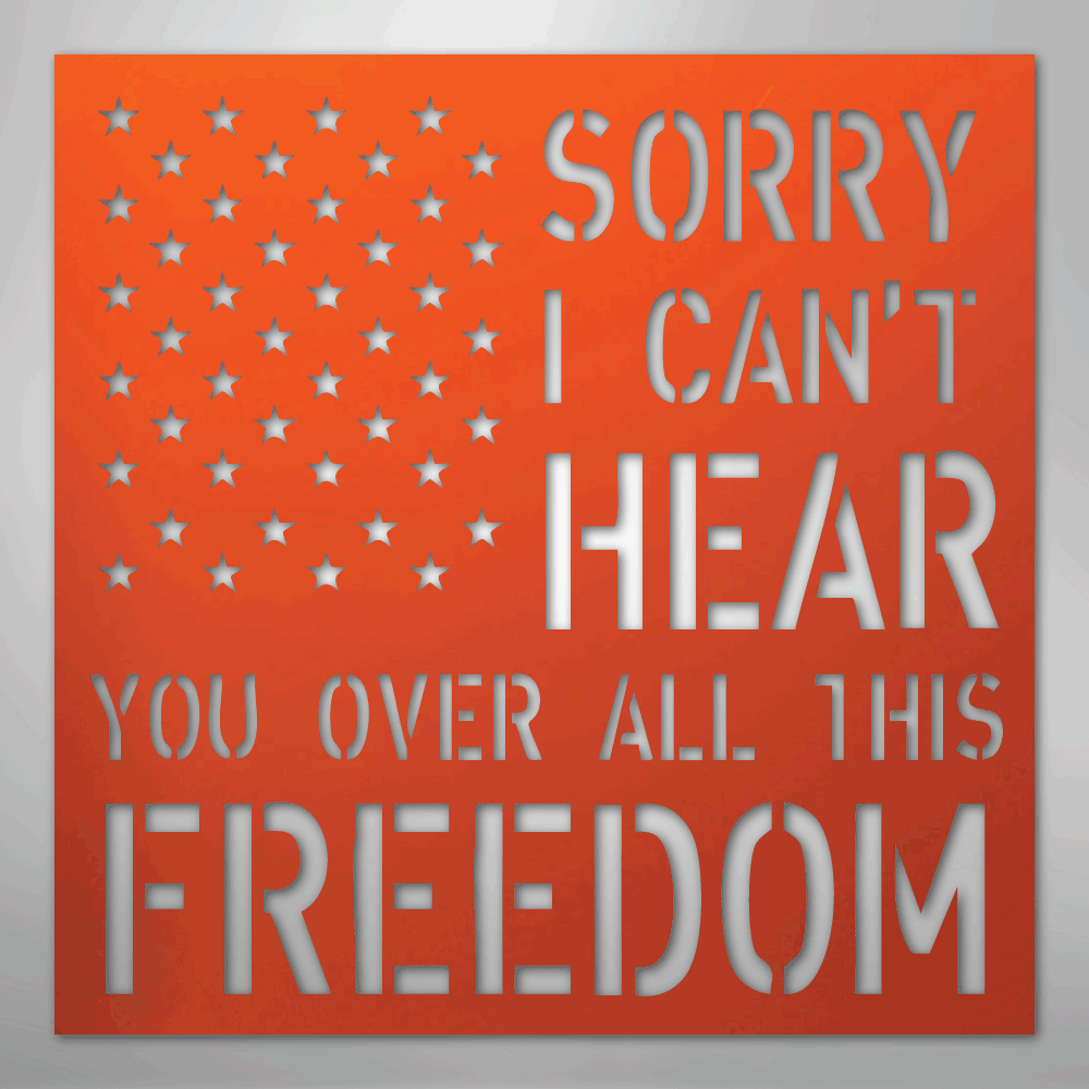 All This Freedom- Steel Sign - Kim’s Signature Beauty & Accessories