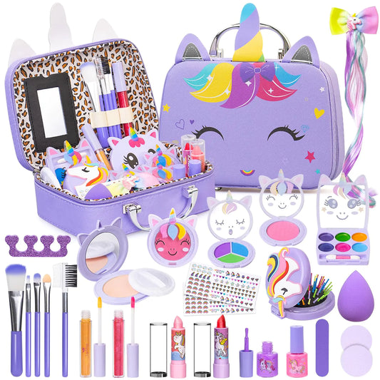 All-in-One Unicorn Makeup Kit for Kids - Kim’s Signature Beauty & Accessories    