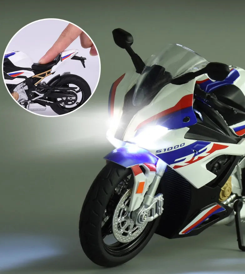 Alloy Motorcycle Toy – with Realistic Simulation - Kim’s Signature Beauty & Accessories    