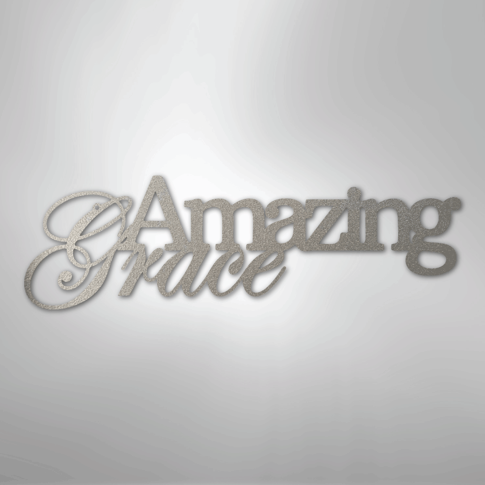Amazing Grace - Steel Sign - Kim’s Signature Beauty & Accessories