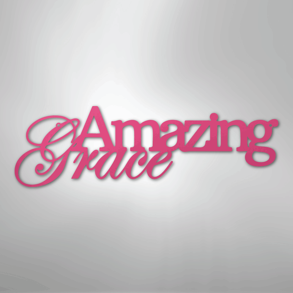 Amazing Grace - Steel Sign - Kim’s Signature Beauty & Accessories