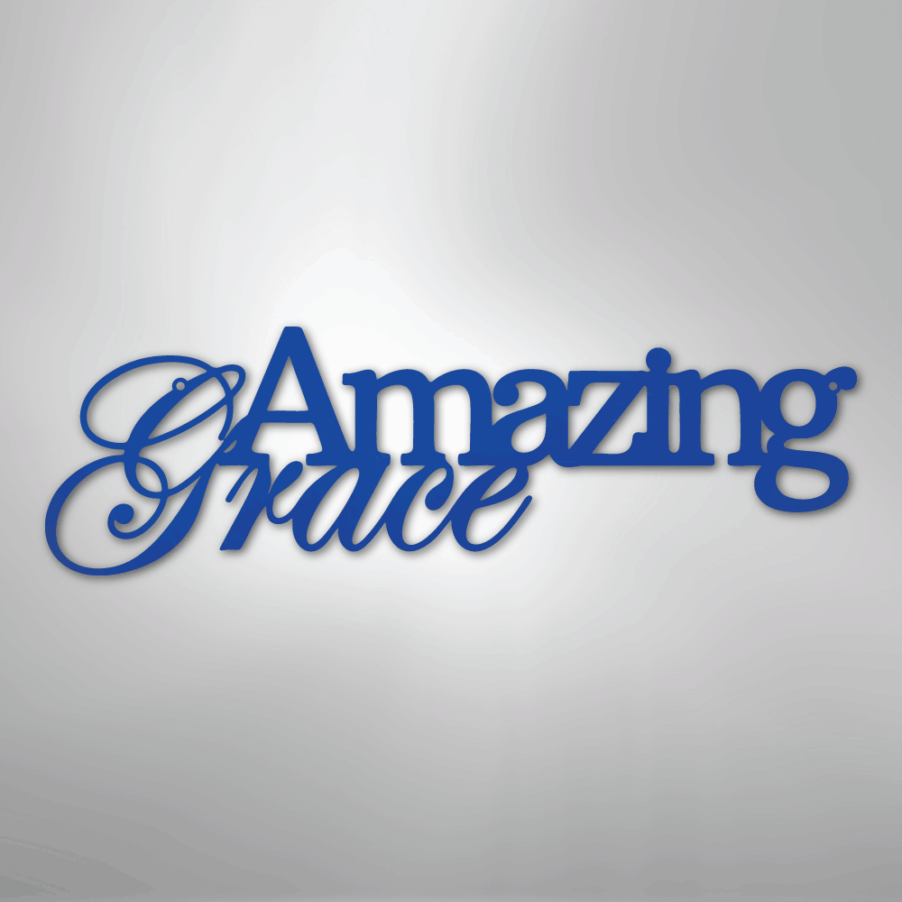 Amazing Grace - Steel Sign - Kim’s Signature Beauty & Accessories