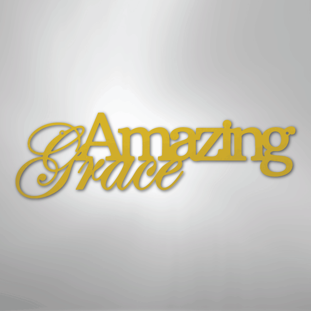 Amazing Grace - Steel Sign - Kim’s Signature Beauty & Accessories