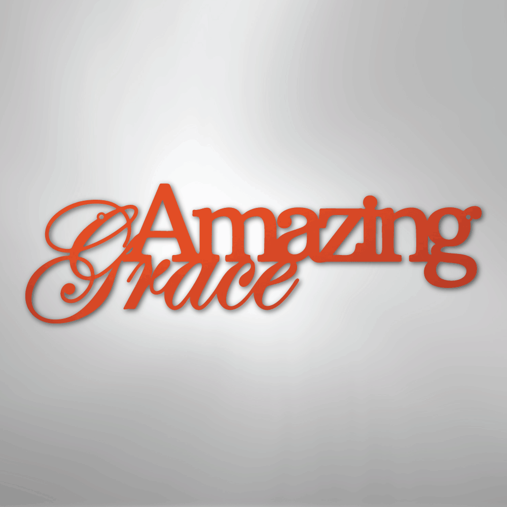Amazing Grace - Steel Sign - Kim’s Signature Beauty & Accessories