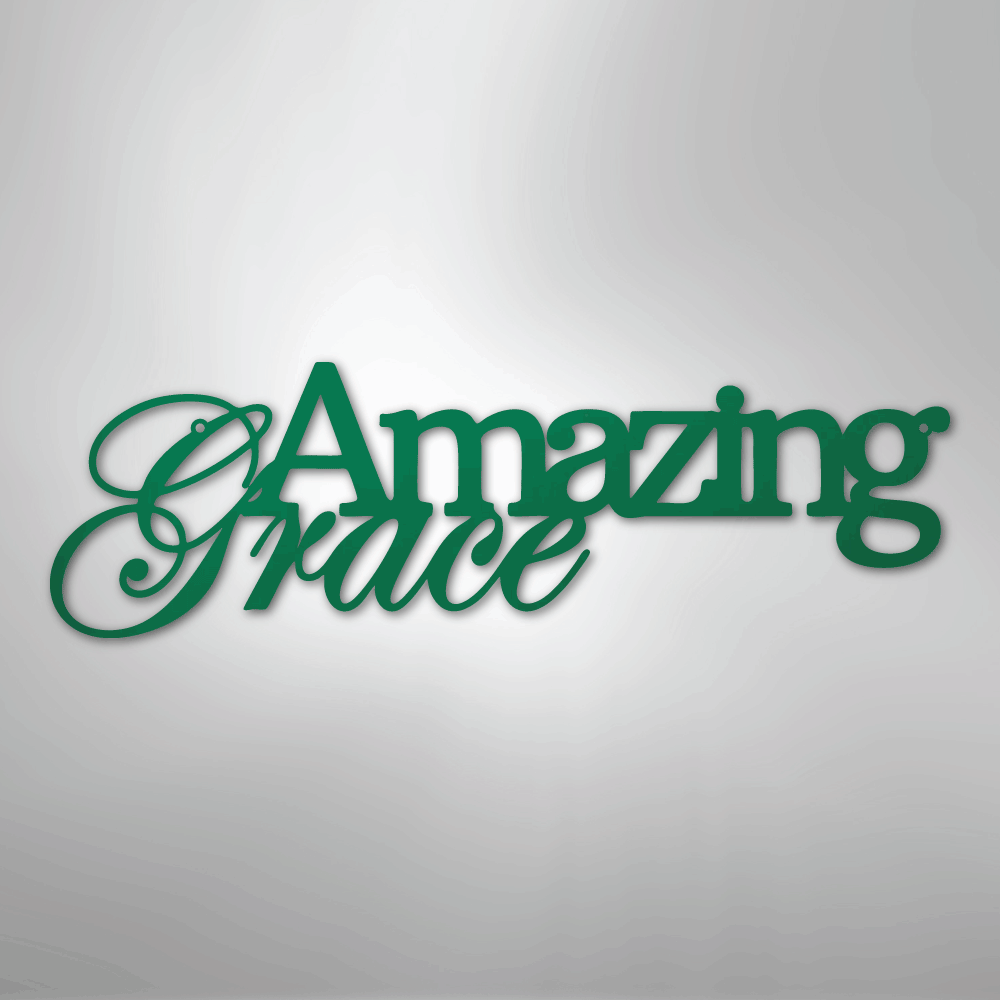 Amazing Grace - Steel Sign - Kim’s Signature Beauty & Accessories