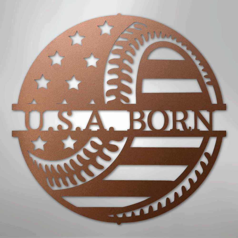 America's Pastime - Personalized | Metal Sign - Kim’s Signature Beauty & Accessories