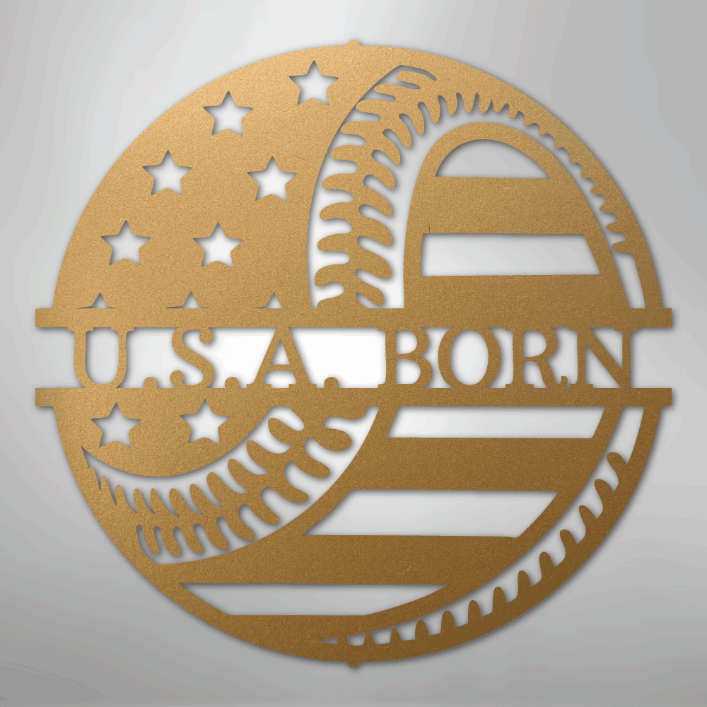 America's Pastime - Personalized | Metal Sign - Kim’s Signature Beauty & Accessories
