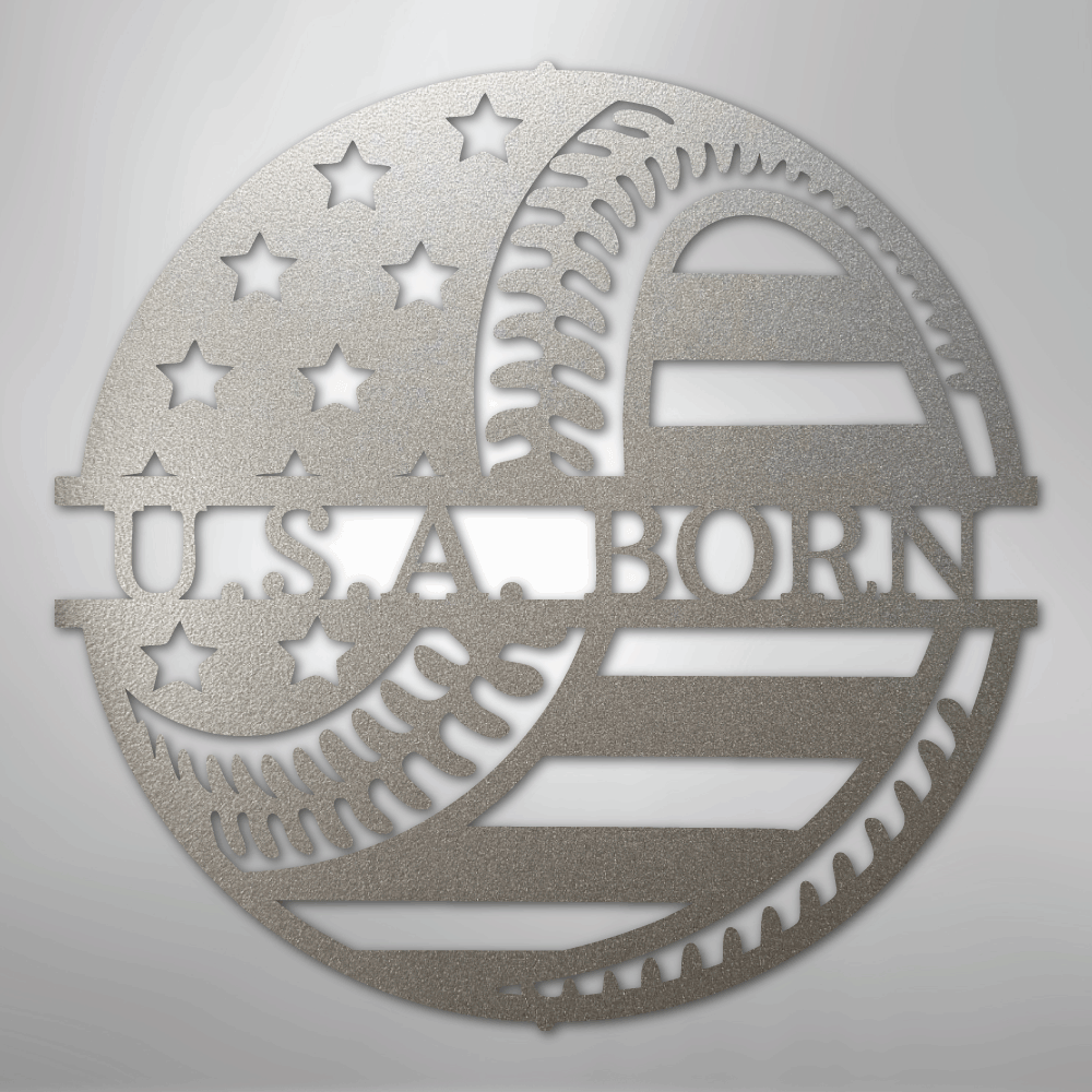 America's Pastime - Personalized | Metal Sign - Kim’s Signature Beauty & Accessories