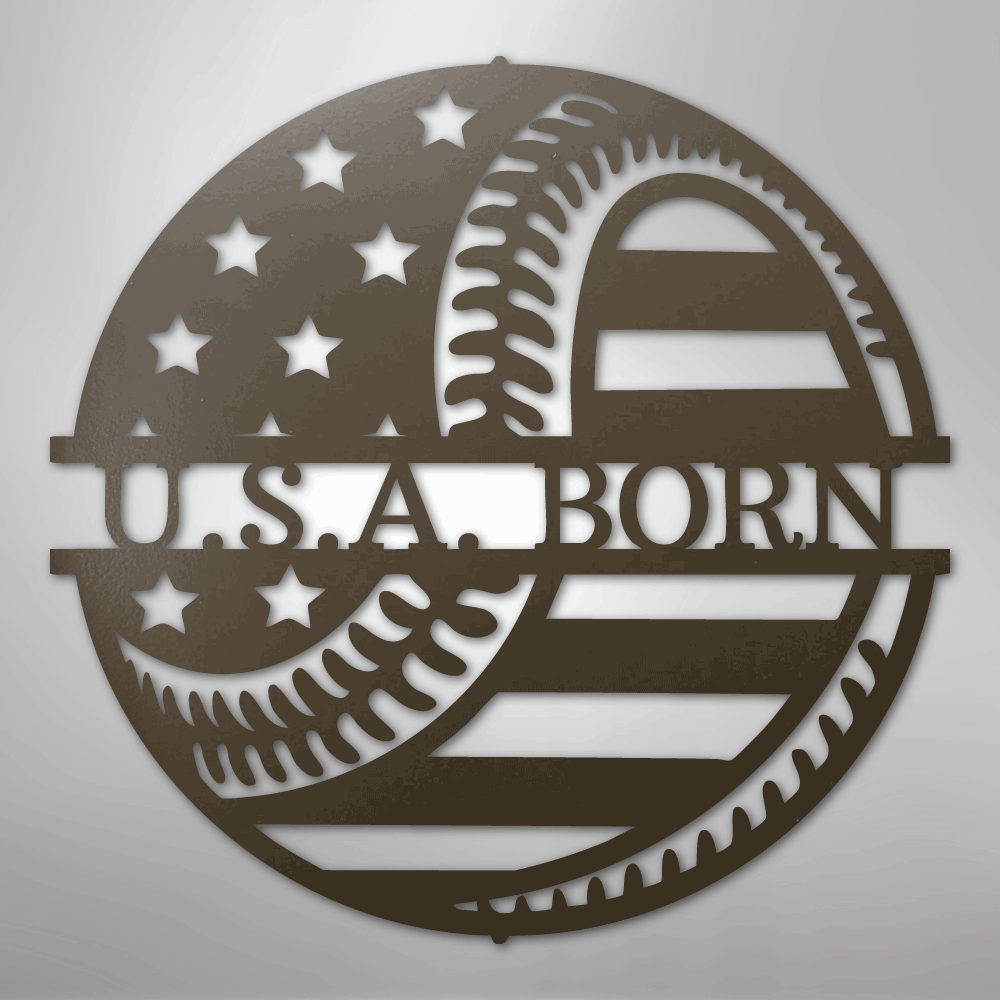 America's Pastime - Personalized | Metal Sign - Kim’s Signature Beauty & Accessories