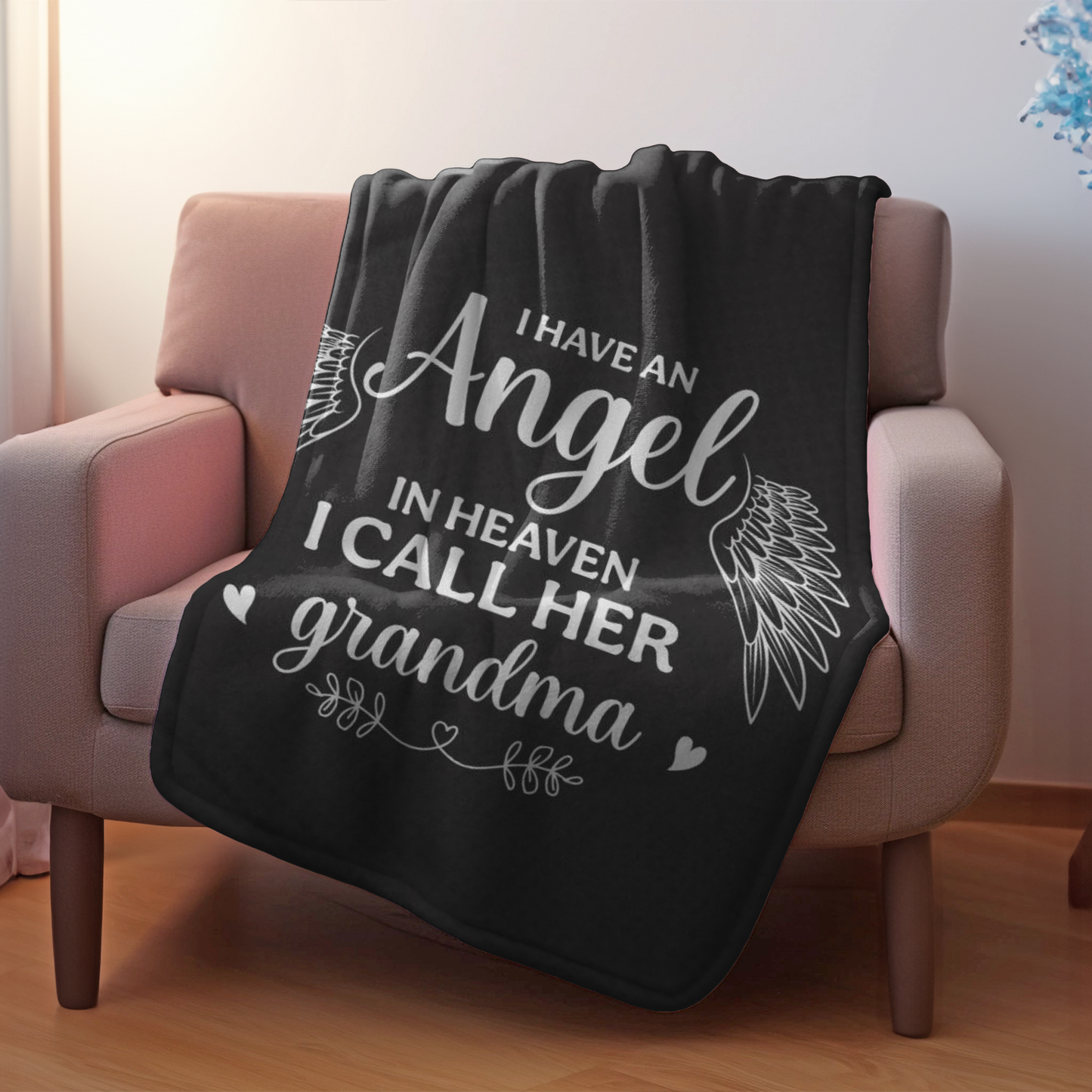 Angel Grandma Memorial Blanket (60X80) - Kim’s Signature Beauty & Accessories    