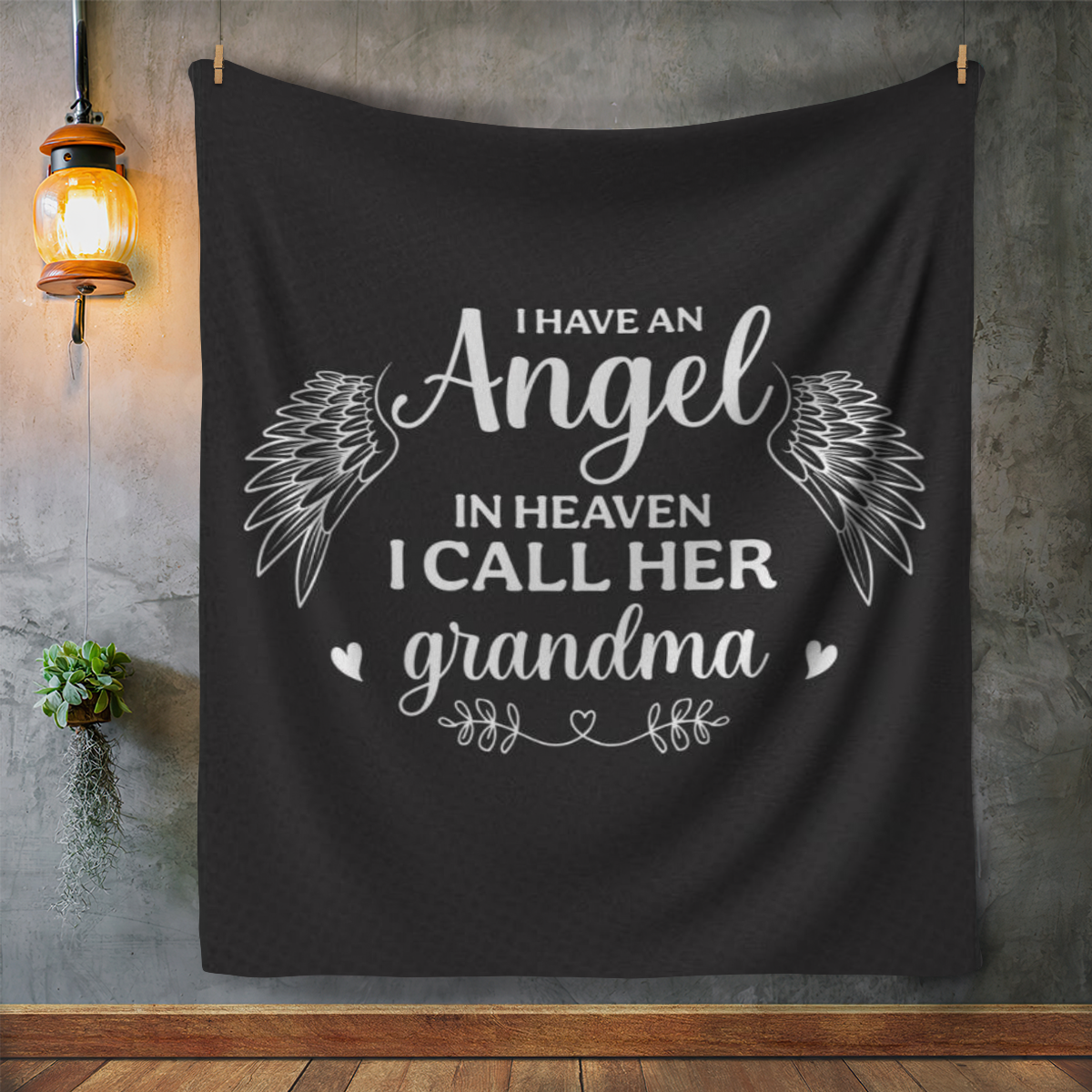 Angel Grandma Memorial Blanket (60X80) - Kim’s Signature Beauty & Accessories    