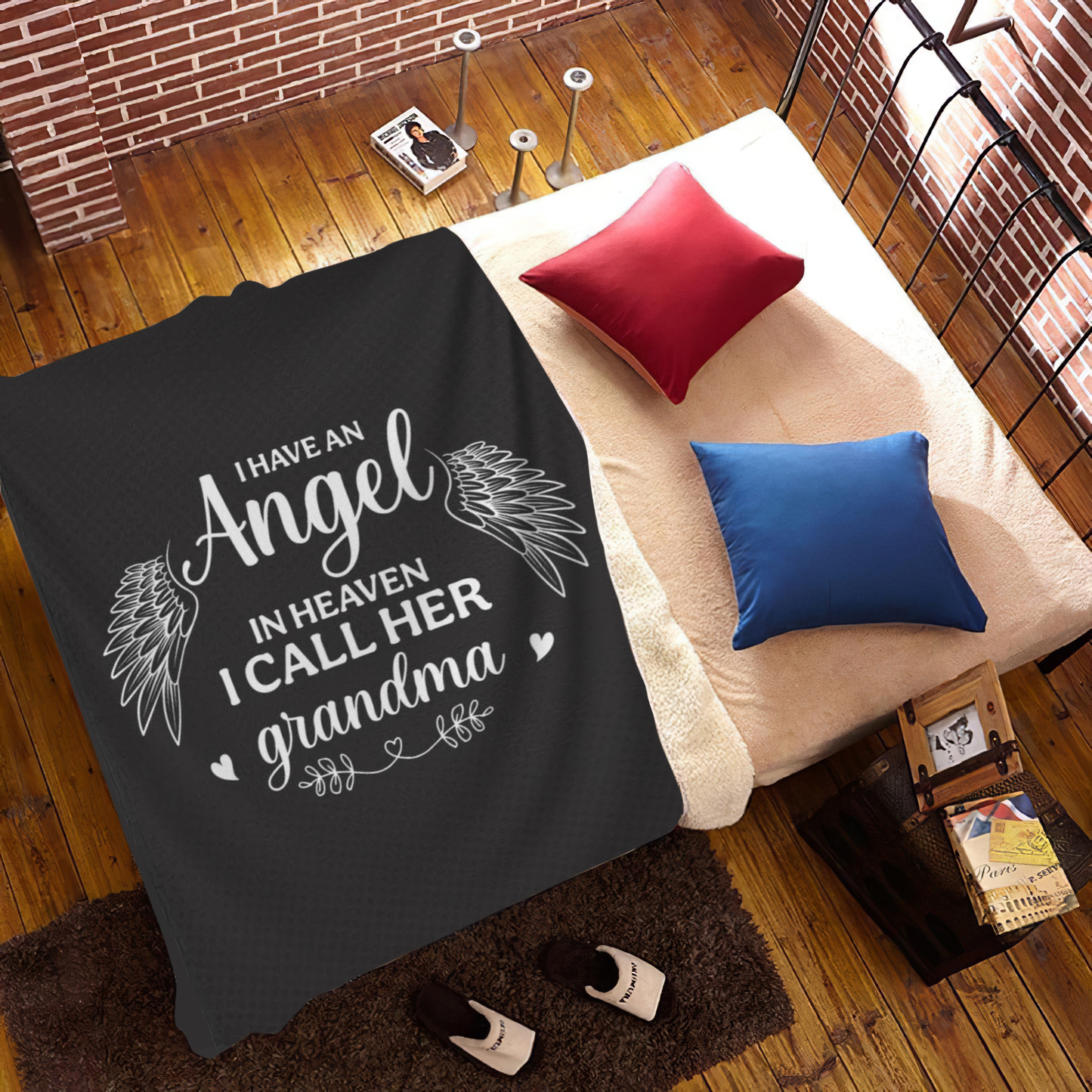 Angel Grandma Memorial Blanket (60X80) - Kim’s Signature Beauty & Accessories    