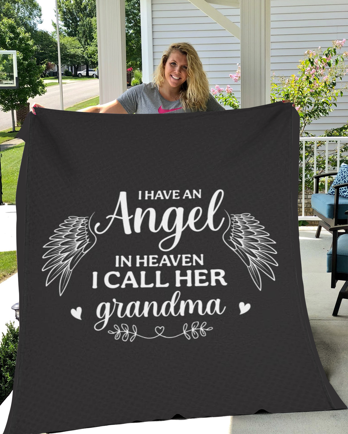 Angel Grandma Memorial Blanket (60X80) - Kim’s Signature Beauty & Accessories    