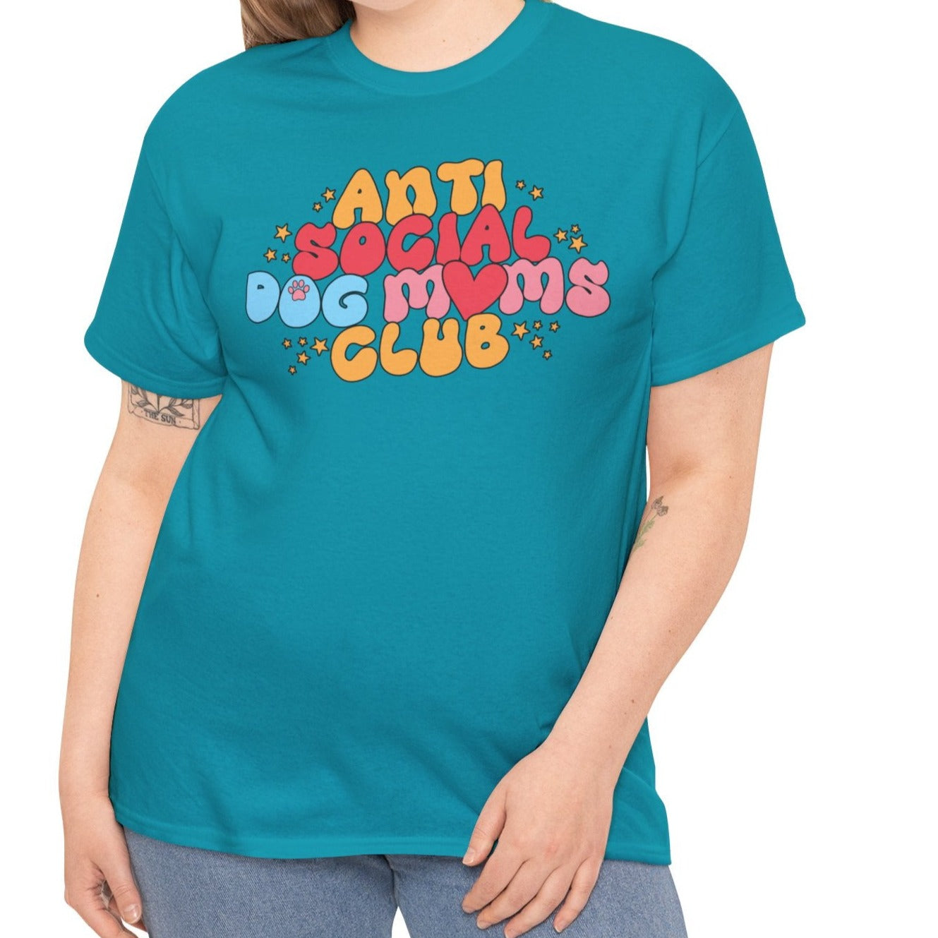 Anti Social Dog Moms Club Tee - Kim’s Signature Beauty & Accessories    
