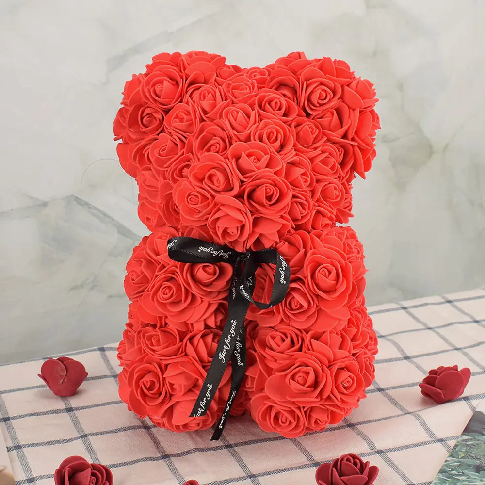 Artificial Flower Rose Bear - Kim’s Signature Beauty & Accessories    