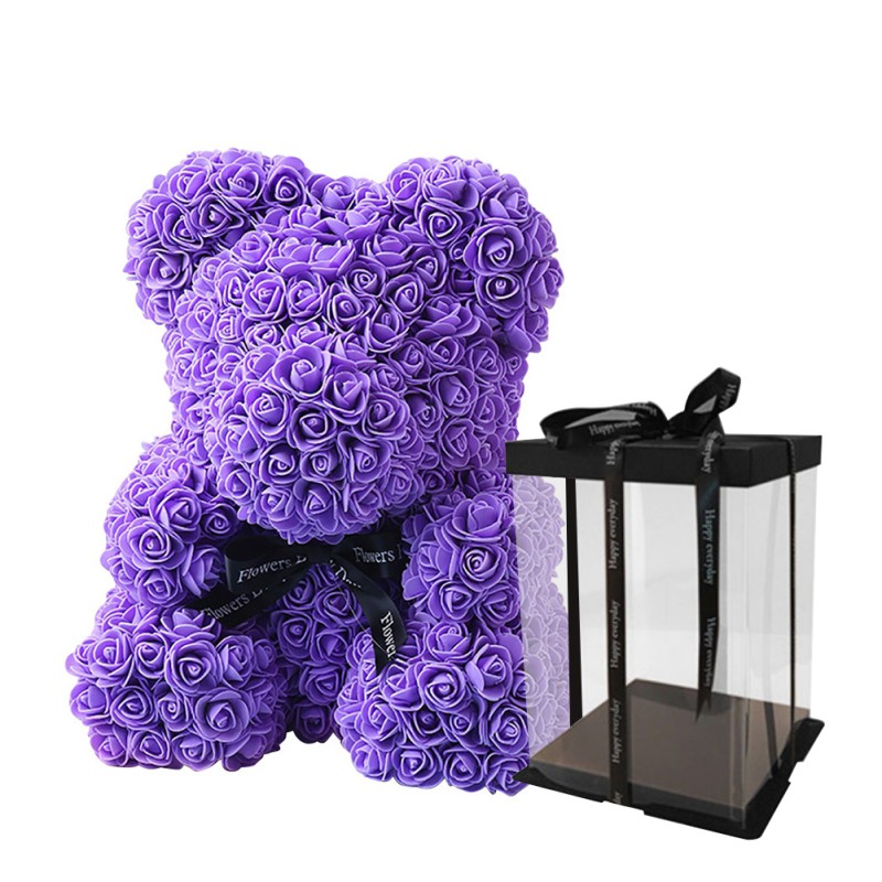 Artificial Red Rose Teddy Bear Decoration - Kim’s Signature Beauty & Accessories    
