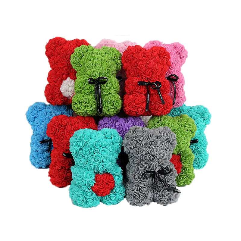 Artificial Rose Bear - Kim’s Signature Beauty & Accessories    