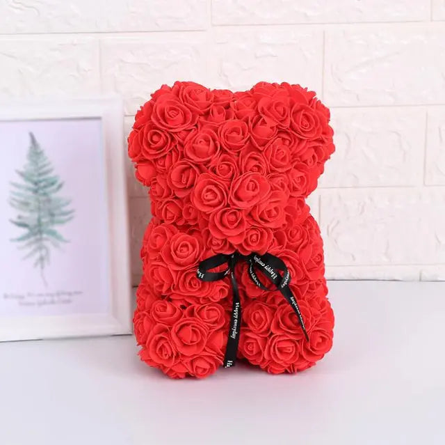 Artificial Rose Bear - Kim’s Signature Beauty & Accessories    