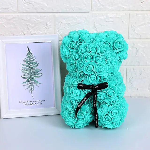 Artificial Rose Bear - Kim’s Signature Beauty & Accessories    
