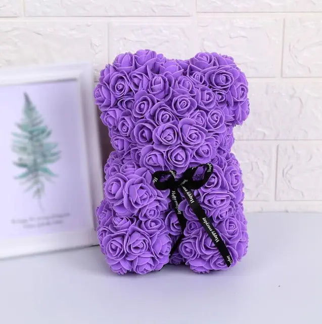Artificial Rose Bear - Kim’s Signature Beauty & Accessories    