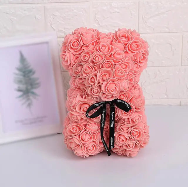 Artificial Rose Bear - Kim’s Signature Beauty & Accessories    