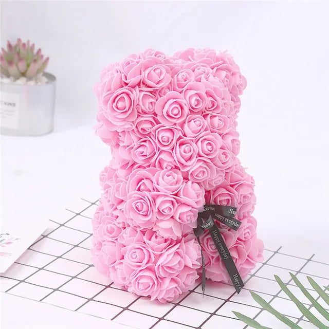 Artificial Rose Bear - Kim’s Signature Beauty & Accessories    