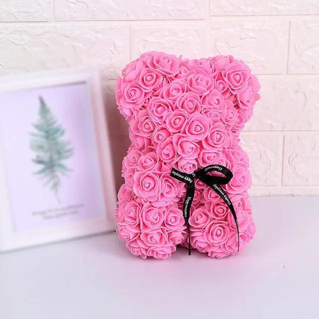 Artificial Rose Bear - Kim’s Signature Beauty & Accessories    