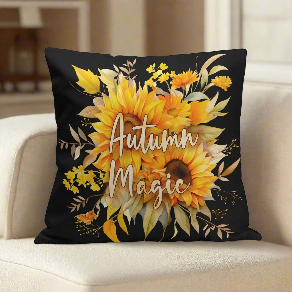 Autumn Magic 18'' Square Pillow Cover - Kim’s Signature Beauty & Accessories    