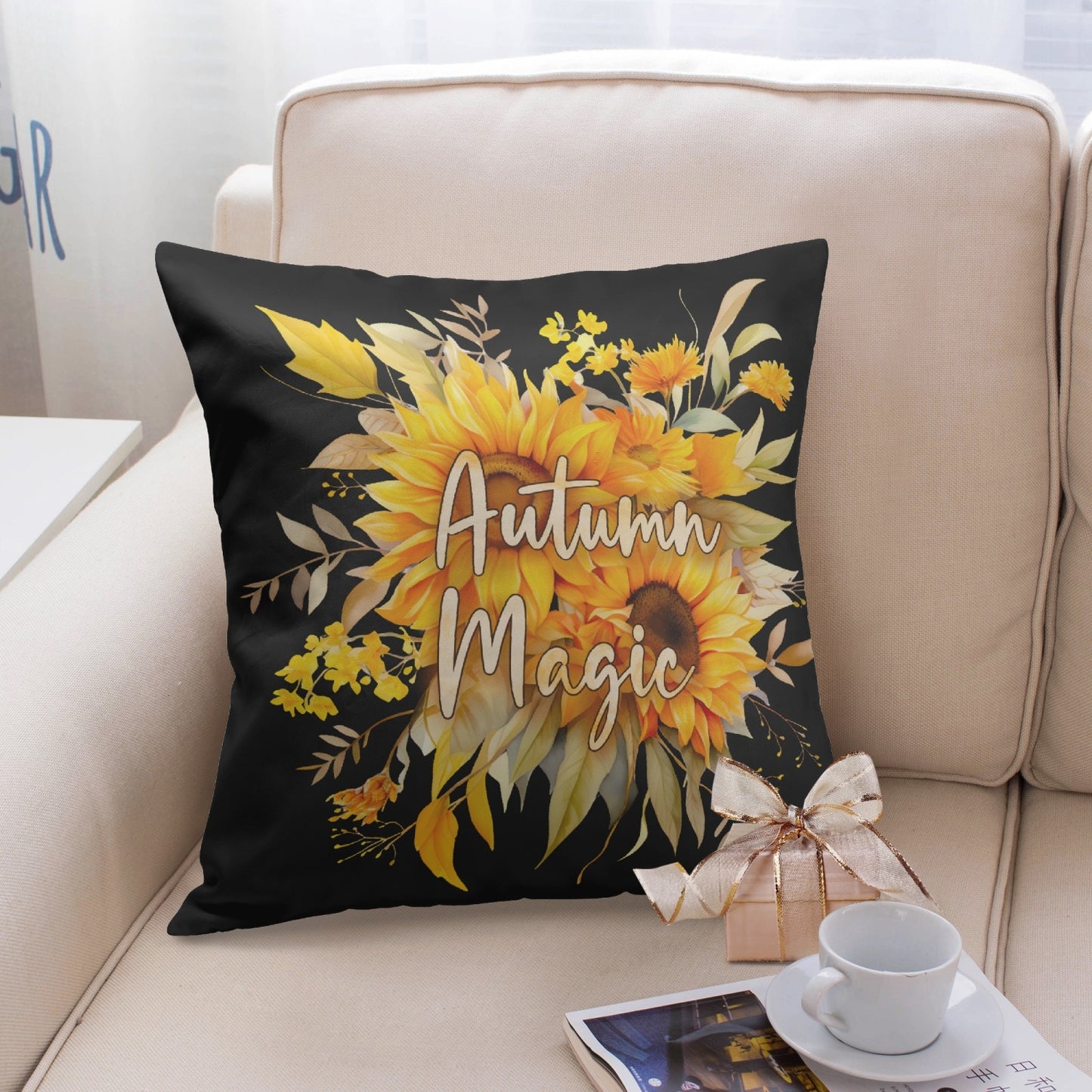 Autumn Magic 18'' Square Pillow Cover - Kim’s Signature Beauty & Accessories    
