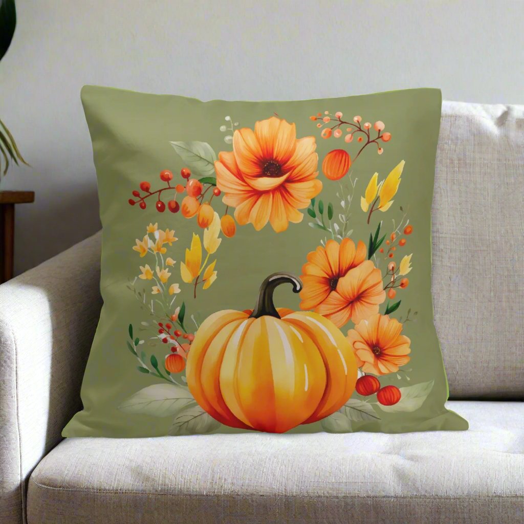 Autumn time Beauties 18'' Square Pillow Cover - Kim’s Signature Beauty & Accessories    