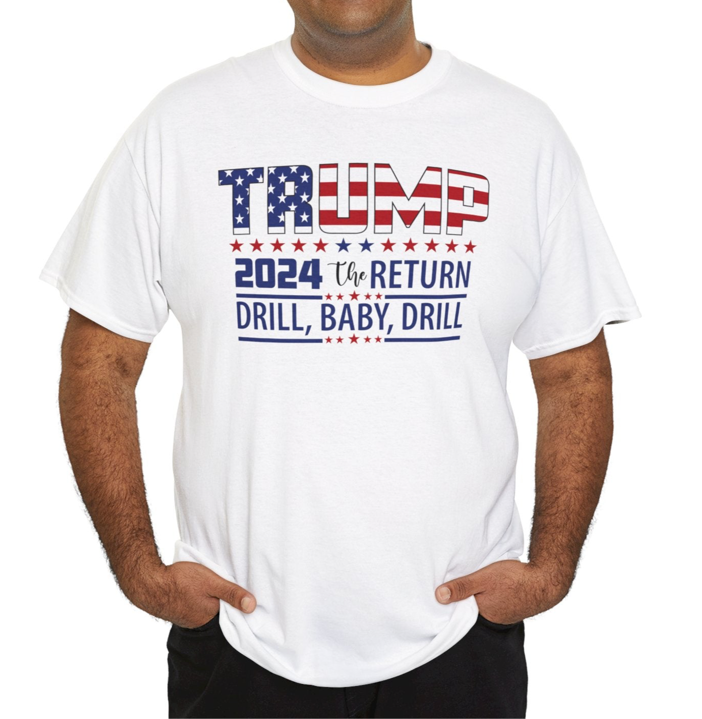 Trump- Drill Baby Drill | Tee - Kim’s Signature Beauty & Accessories    (Store description)