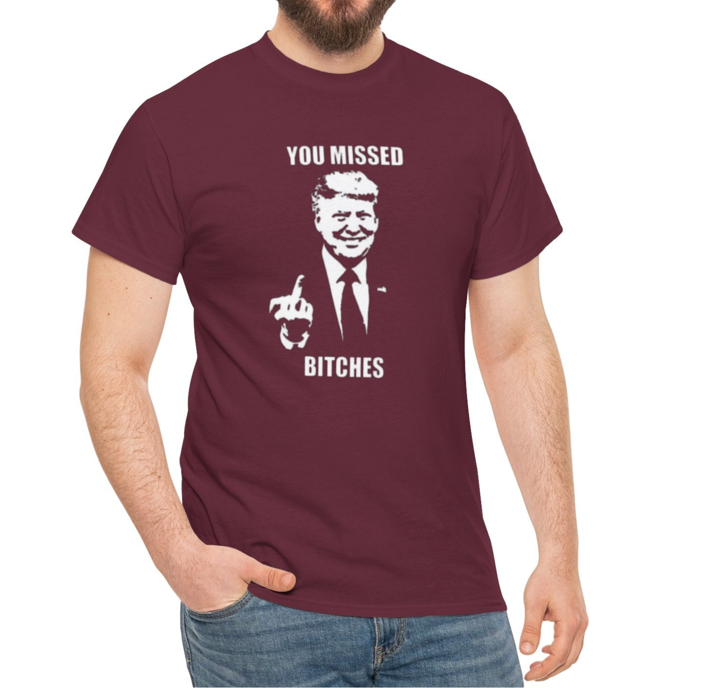You Missed B*tches  Tee - Kim’s Signature Beauty & Accessories    (Store description)