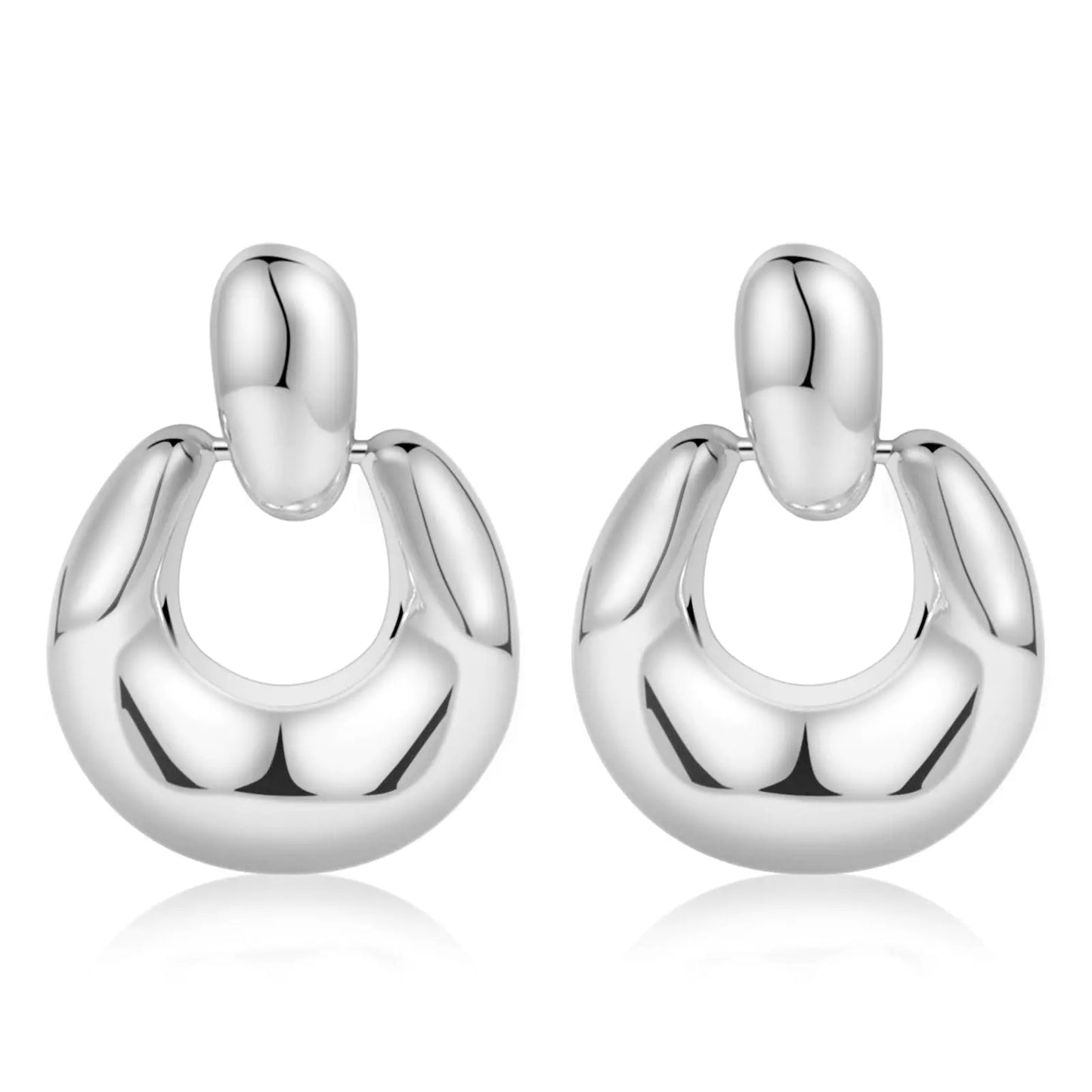 BERISO Gold/Silver Hoop Earrings For Women - Kim’s Signature Beauty & Accessories    