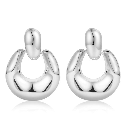 BERISO Gold/Silver Hoop Earrings For Women - Kim’s Signature Beauty & Accessories    