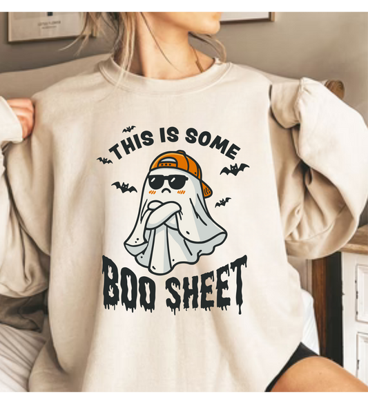 This is Some Boo Sheet Ghost Sweatshirt - Kim’s Signature Beauty & Accessories    