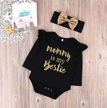 Baby Onesie 2pcs Set - Kim’s Signature Beauty & Accessories    
