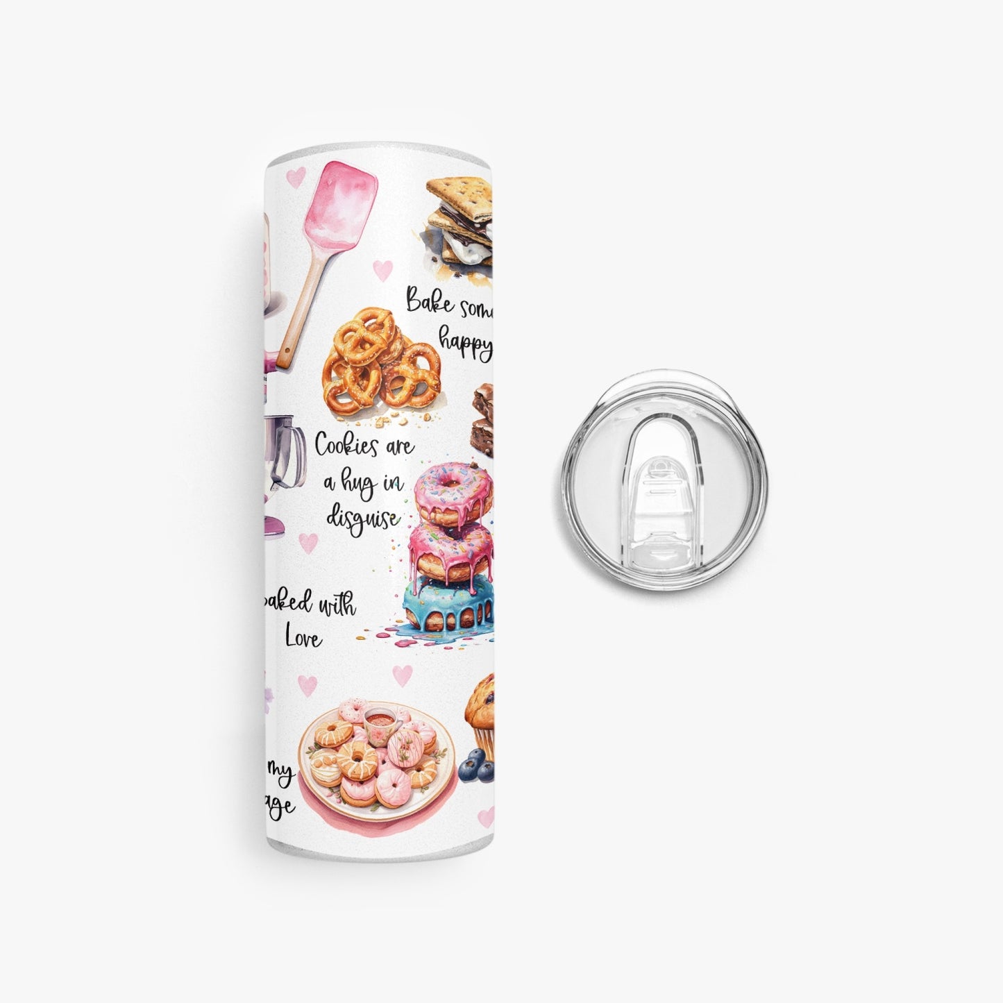 Baker's Dream |  20oz Straight Skinny Tumbler - Kim’s Signature Beauty & Accessories    