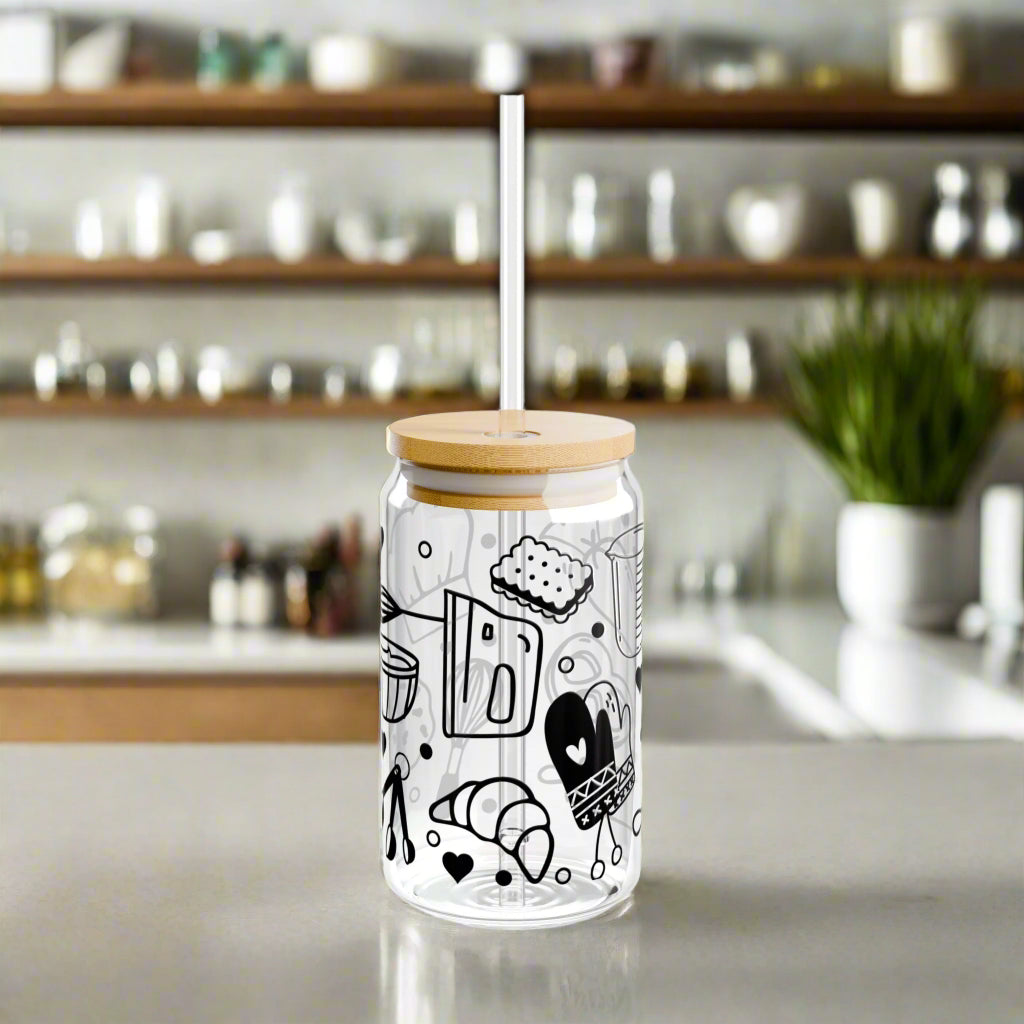 Bakers Love Sipper Glass - Kim’s Signature Beauty & Accessories    