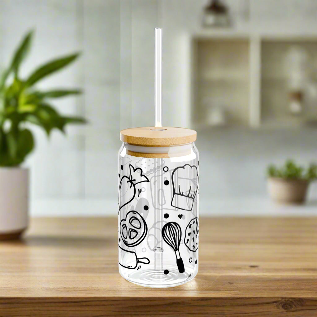 Bakers Love Sipper Glass - Kim’s Signature Beauty & Accessories    