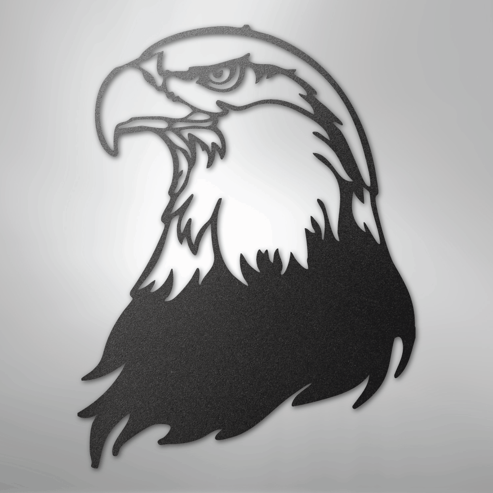 Bald Eagle Head - Steel Sign - Kim’s Signature Beauty & Accessories