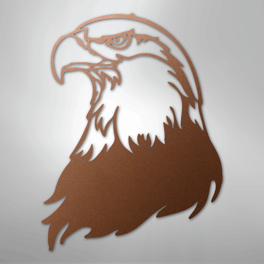 Bald Eagle Head - Steel Sign - Kim’s Signature Beauty & Accessories