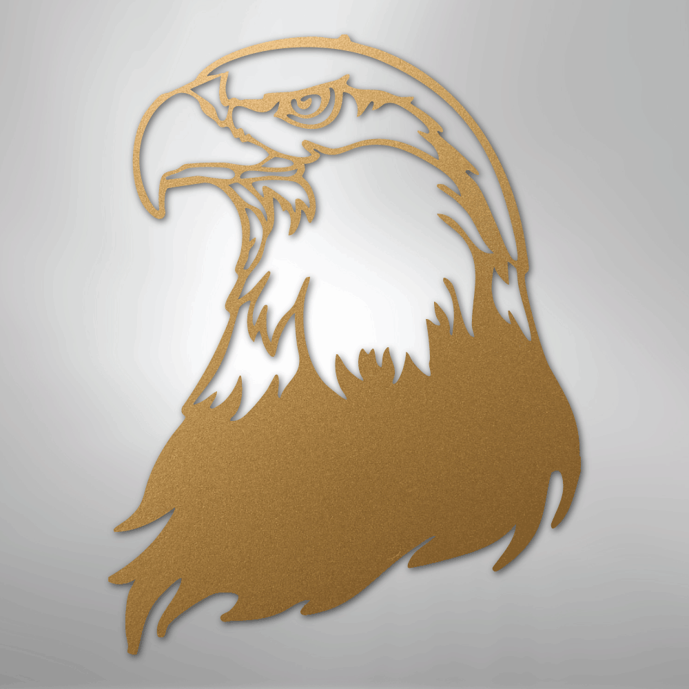 Bald Eagle Head - Steel Sign - Kim’s Signature Beauty & Accessories
