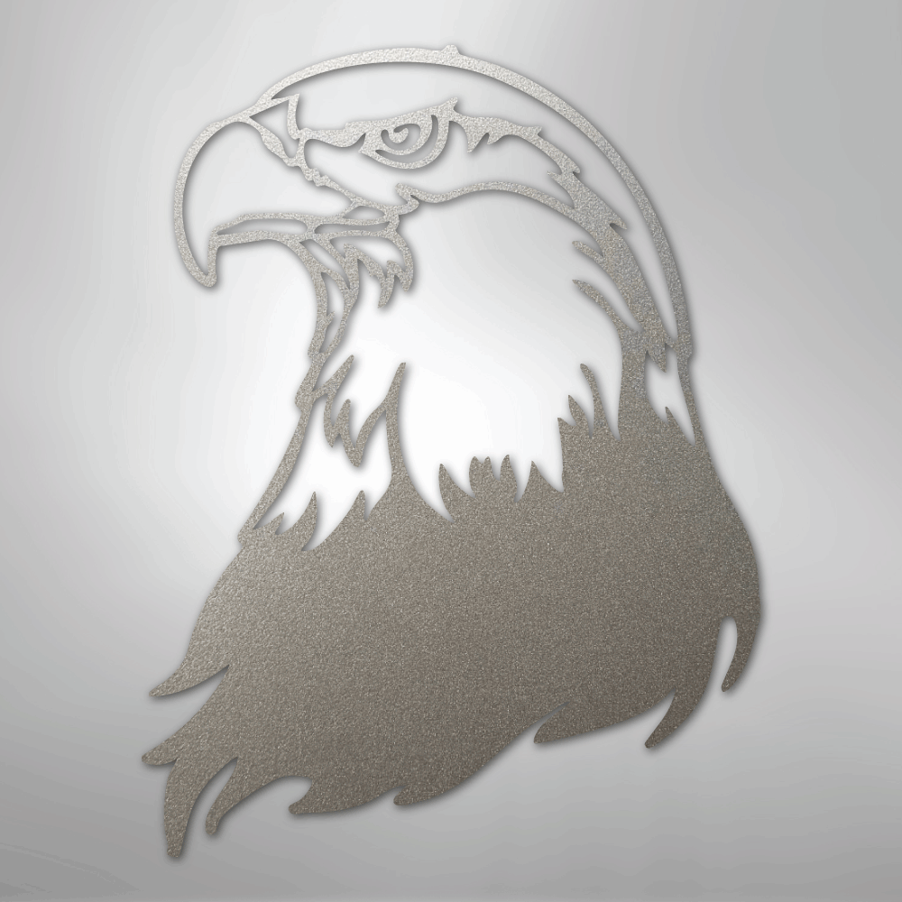 Bald Eagle Head - Steel Sign - Kim’s Signature Beauty & Accessories